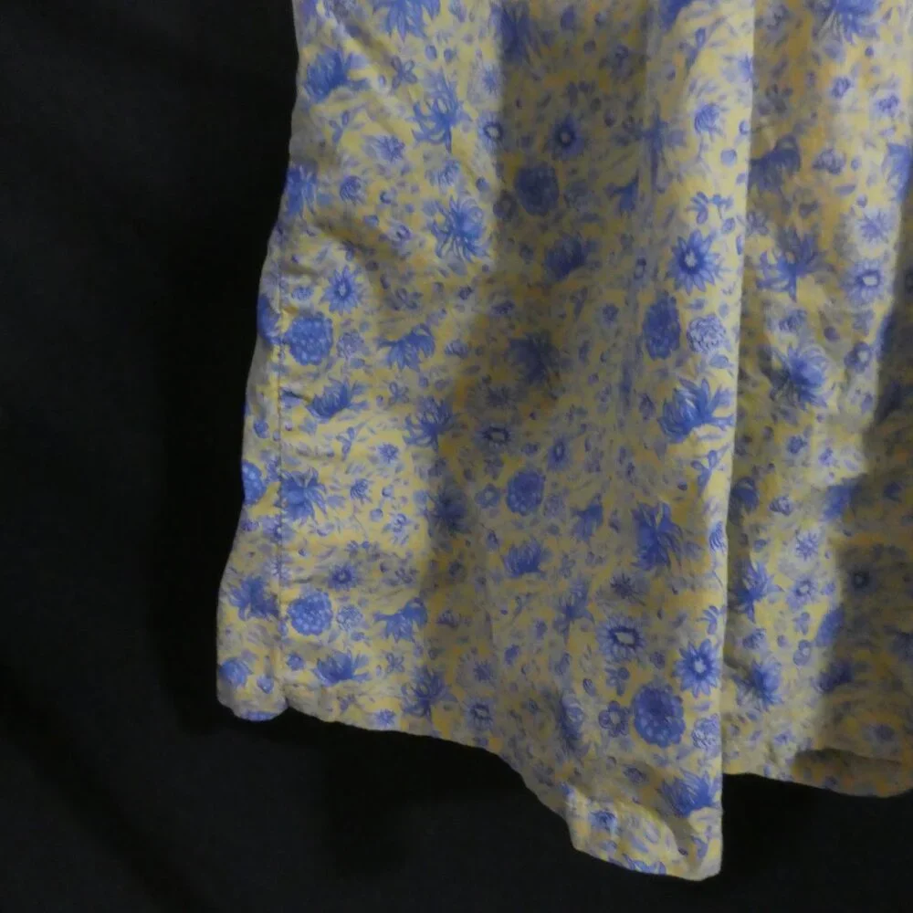 CORNELLOKI | size 3/4 | Vintage Floral Button-Up Dress | Pockets | Short Sleeves - Picture 14 of 16